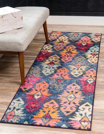 2' 2 x 6' 9 Washable Santa Fe Runner Rug