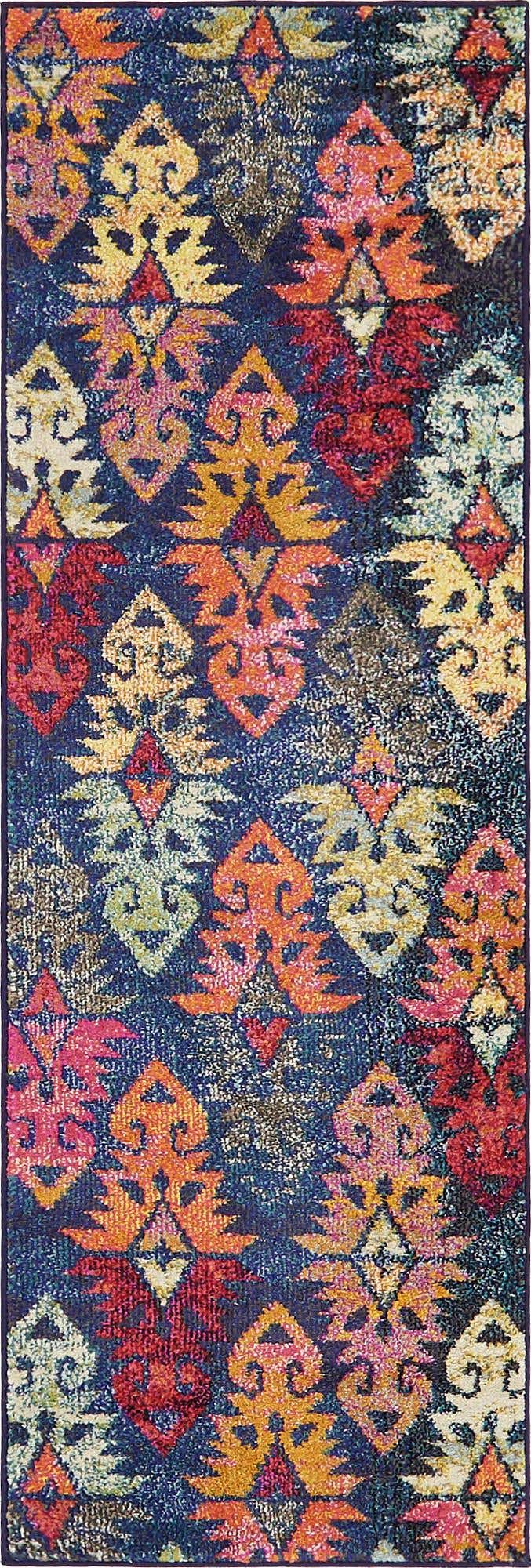2' 2 x 6' 9 Washable Santa Fe Runner Rug