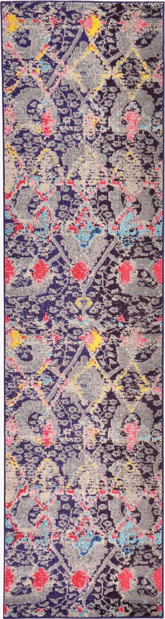 2' 7 x 10'  Washable Santa Fe Runner Rug