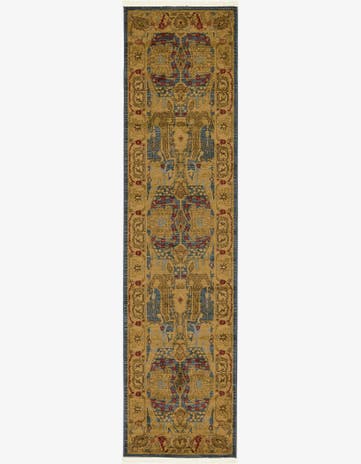 Navy Blue Sara Runner Rug