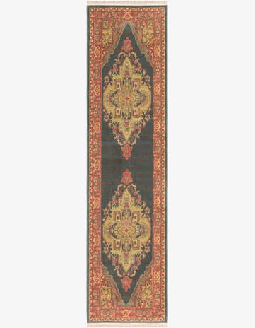 Navy Blue Sara Runner Rug