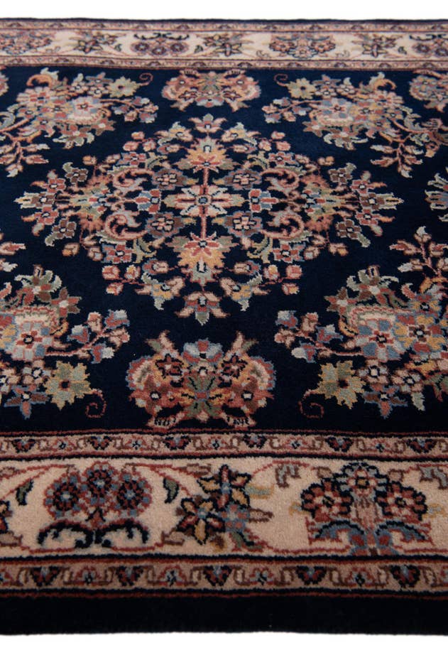 Detail image of 3' x 9' 7 Hand Knotted Sarough Wool Runner Rug