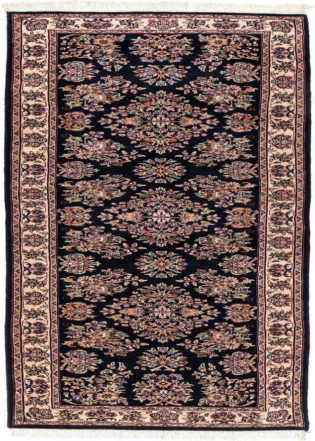 3' x 9' 7 Hand Knotted Sarough Wool Runner Rug