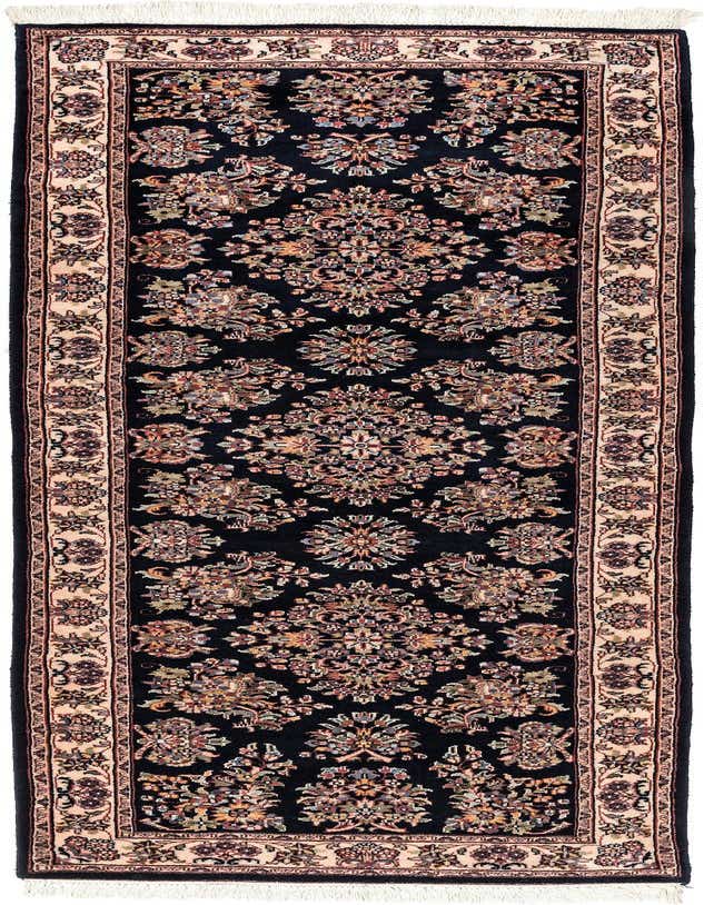 3' x 9' 7 Hand Knotted Sarough Wool Runner Rug
