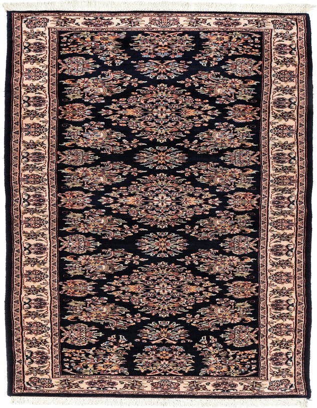 Detail image of 3' x 9' 7 Hand Knotted Sarough Wool Runner Rug