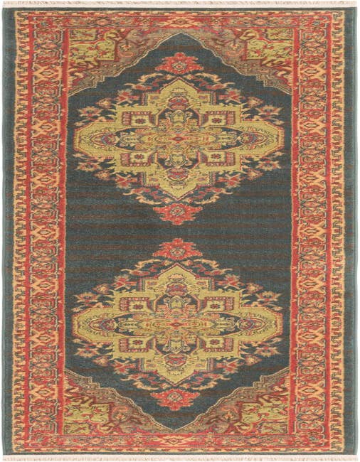 Detail image of 2' 7 x 10' Serapi Runner Rug