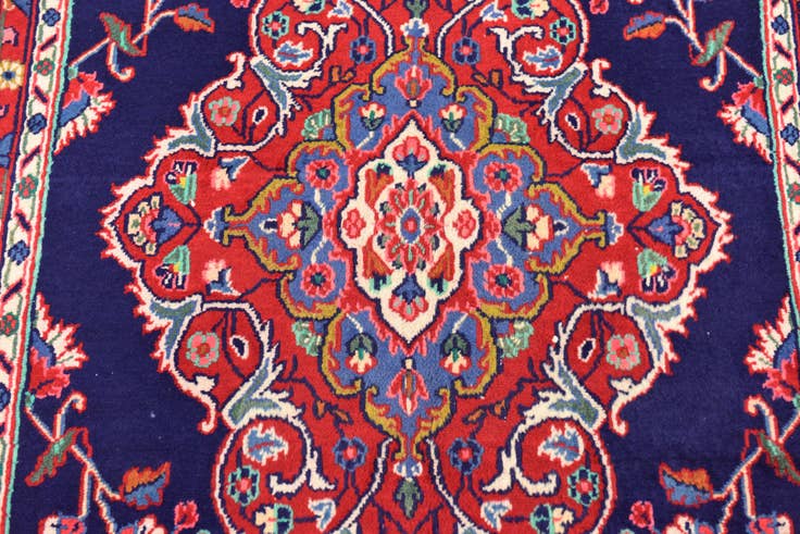 Detail image of 3' 3 x 9' 4 Hand Knotted Shahrbaft Persian Wool Runner Rug
