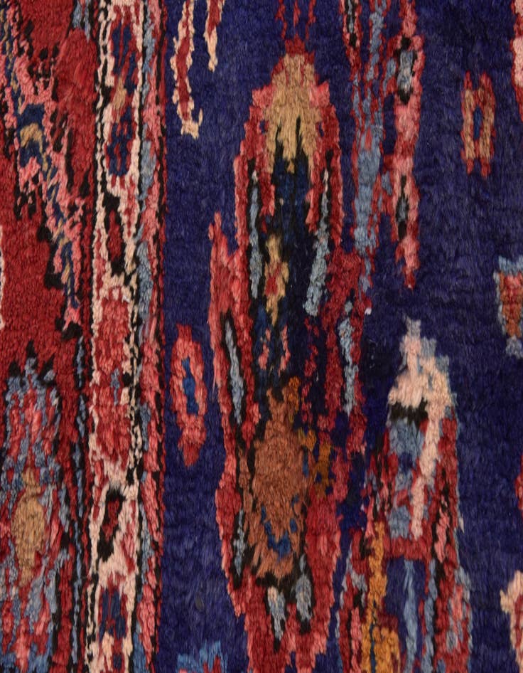 Detail image of 4' 10 x 11' 3  Hand Knotted Shahrbaft Persian Wool Runner Rug