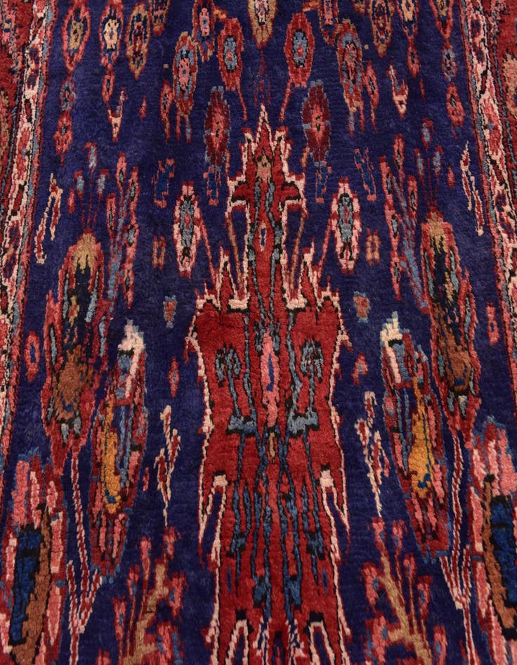 Detail image of 4' 10 x 11' 3  Hand Knotted Shahrbaft Persian Wool Runner Rug