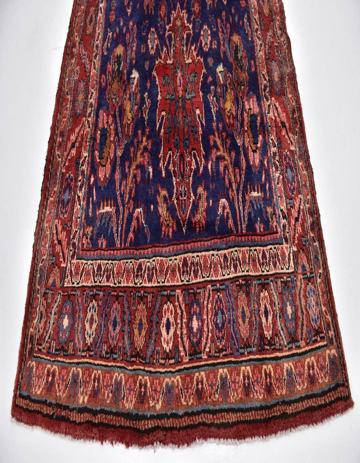 Detail image of 4' 10 x 11' 3  Hand Knotted Shahrbaft Persian Wool Runner Rug