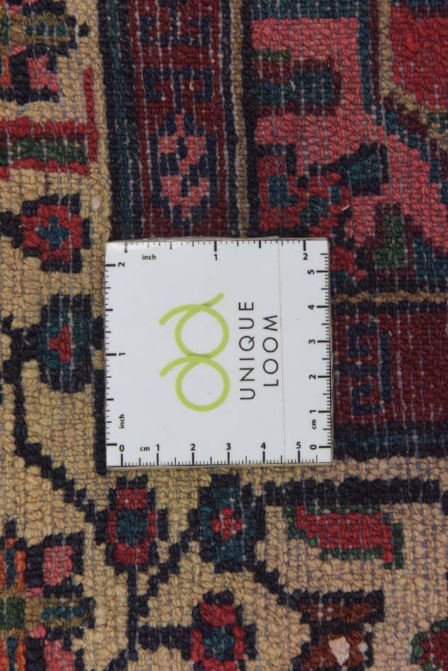 Detail image of 4' x 16' 4 Hand Knotted Shahrbaft Persian Wool Runner Rug