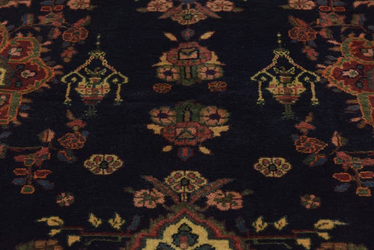 Detail image of 4' x 16' 4 Hand Knotted Shahrbaft Persian Wool Runner Rug