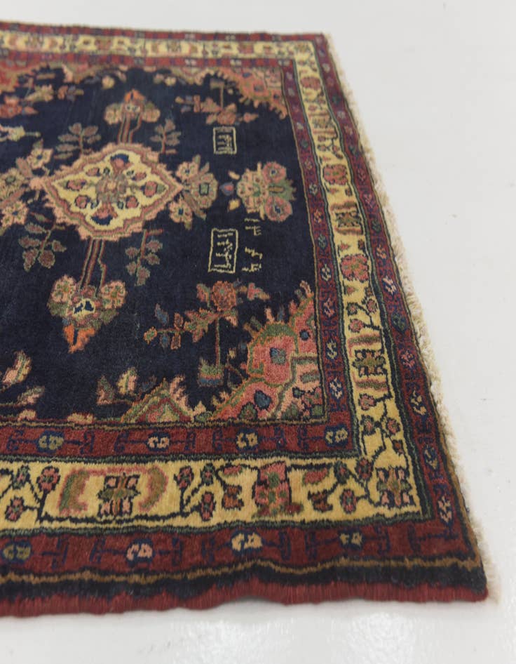 Detail image of 4' x 16' 4 Hand Knotted Shahrbaft Persian Wool Runner Rug
