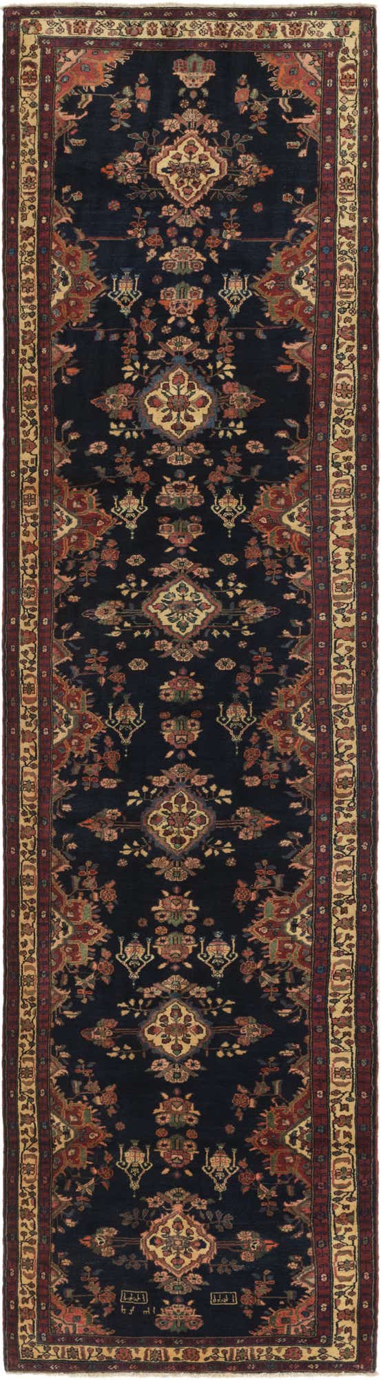 4' x 16' 4 Hand Knotted Shahrbaft Persian Wool Runner Rug