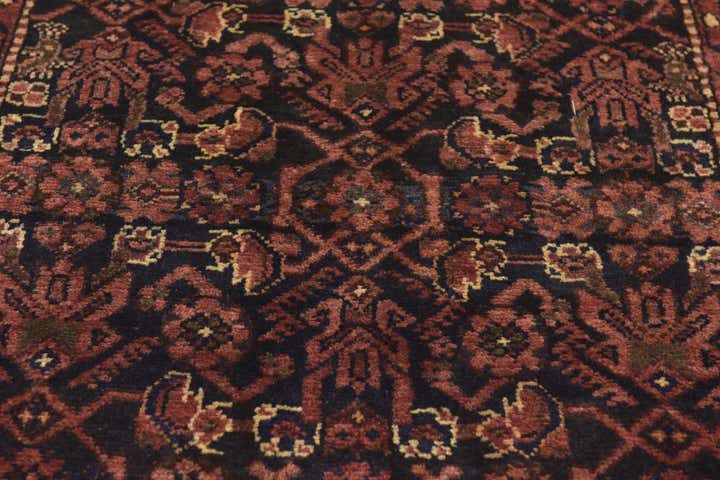 3' 5 x 9' 9 Hand Knotted Shahsavand Persian Wool Runner Rug