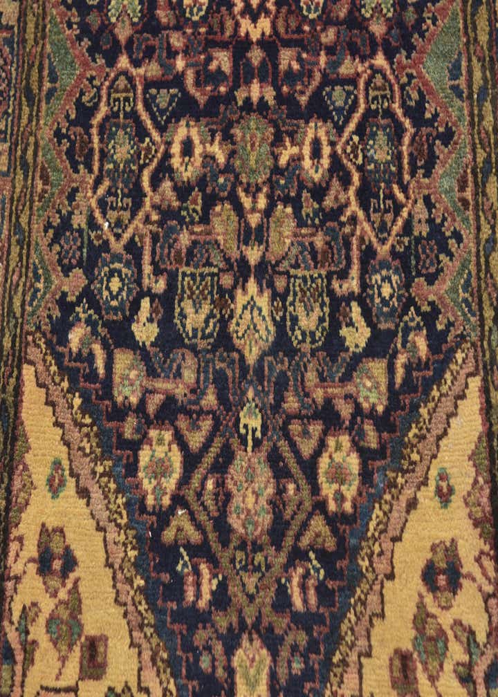 3' 5 x 10' 10 Hand Knotted Shahsavand Persian Wool Runner Rug