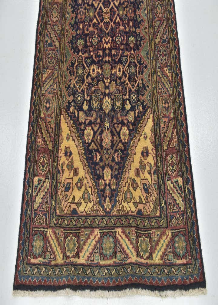 3' 5 x 10' 10 Hand Knotted Shahsavand Persian Wool Runner Rug
