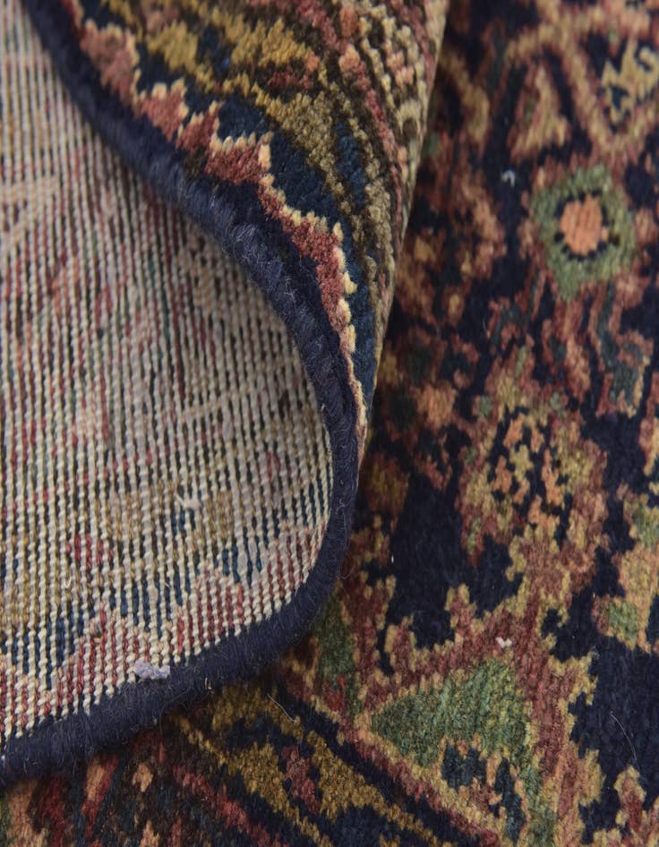 Detail image of 3' 5 x 10' 10  Hand Knotted Shahsavand Persian Wool Runner Rug