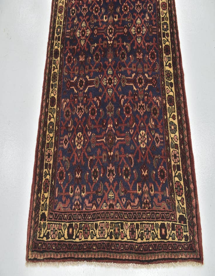 Detail image of 3' 8 x 10' 7  Hand Knotted Shahsavand Persian Wool Runner Rug