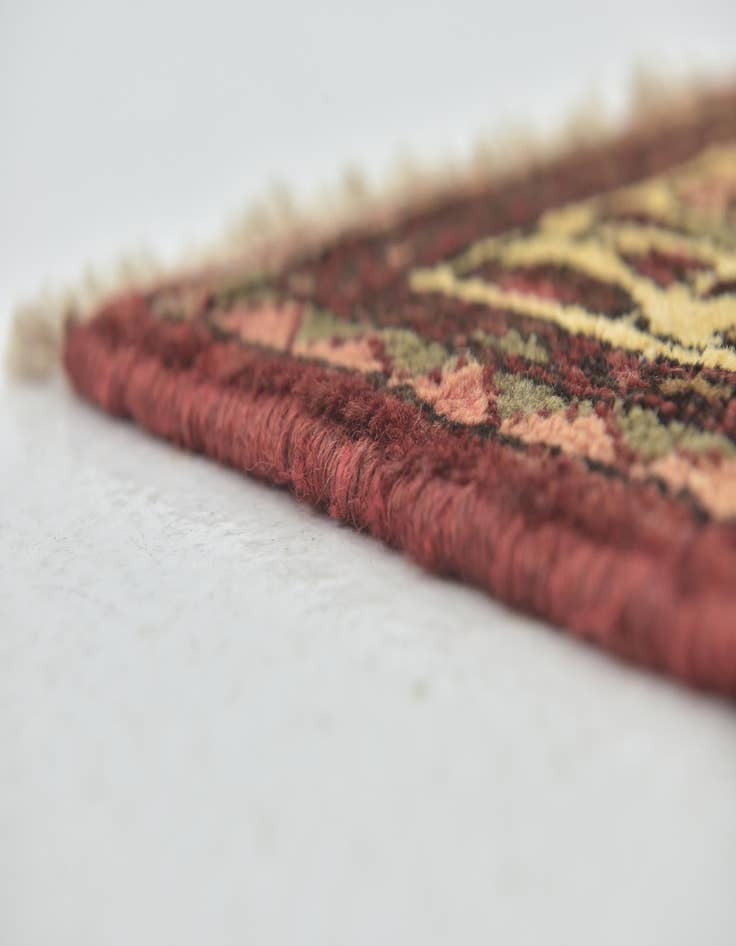 Detail image of 3' 8 x 10' 7  Hand Knotted Shahsavand Persian Wool Runner Rug