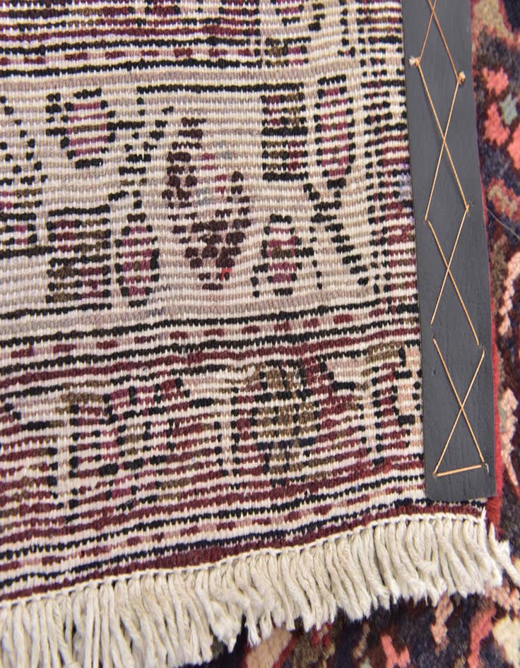 Detail image of 3' 9 x 10'  Hand Knotted Shahsavand Persian Wool Runner Rug