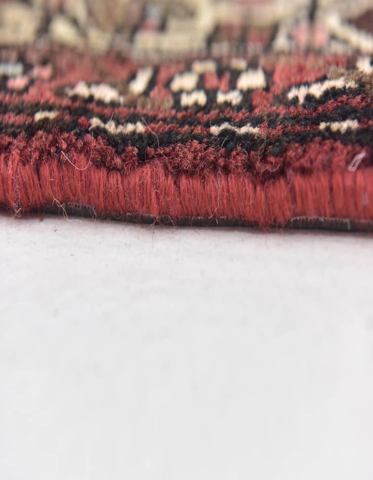 Detail image of 3' 9 x 10'  Hand Knotted Shahsavand Persian Wool Runner Rug