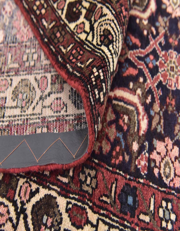 Detail image of 3' 9 x 10'  Hand Knotted Shahsavand Persian Wool Runner Rug