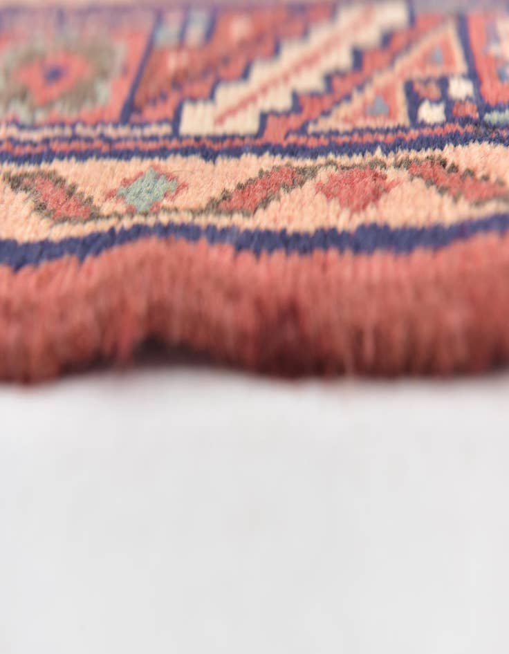 Detail image of 3' 6 x 10' 4  Hand Knotted Shahsavand Persian Wool Runner Rug