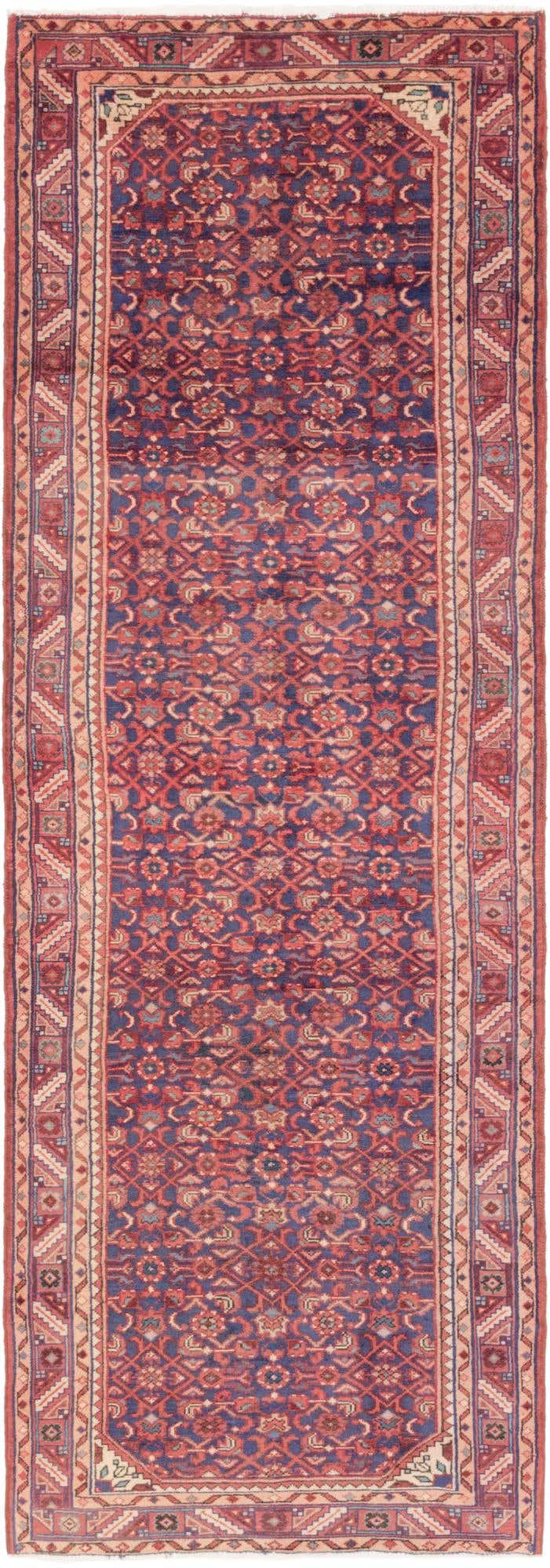 3' 6 x 10' 4 Hand Knotted Shahsavand Persian Wool Runner Rug
