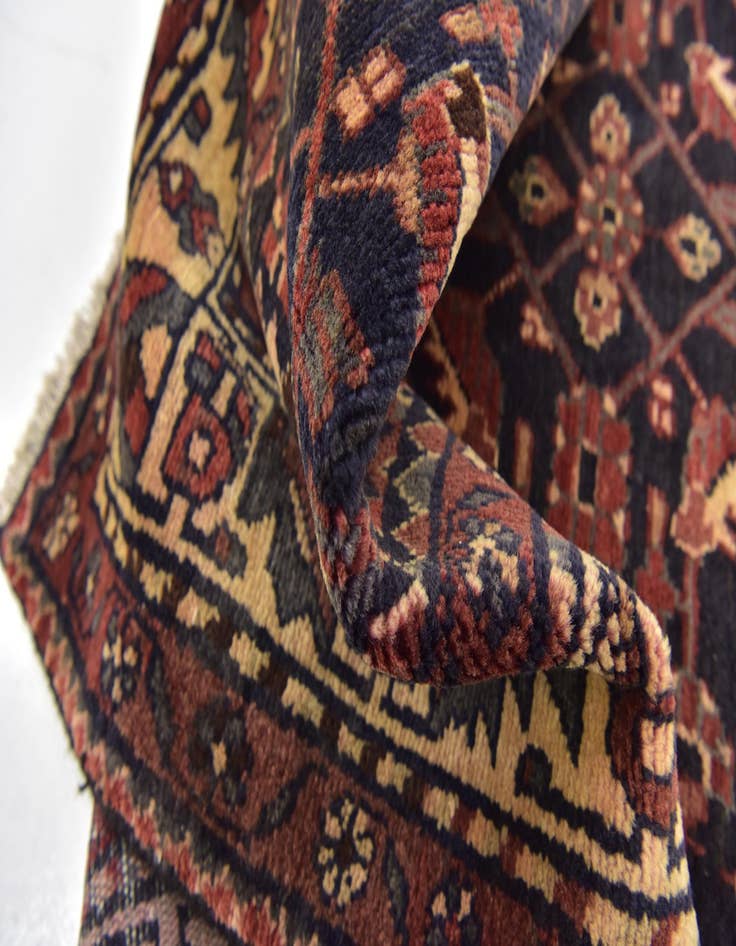 Detail image of 3' 10 x 10' 5  Hand Knotted Shahsavand Persian Wool Runner Rug