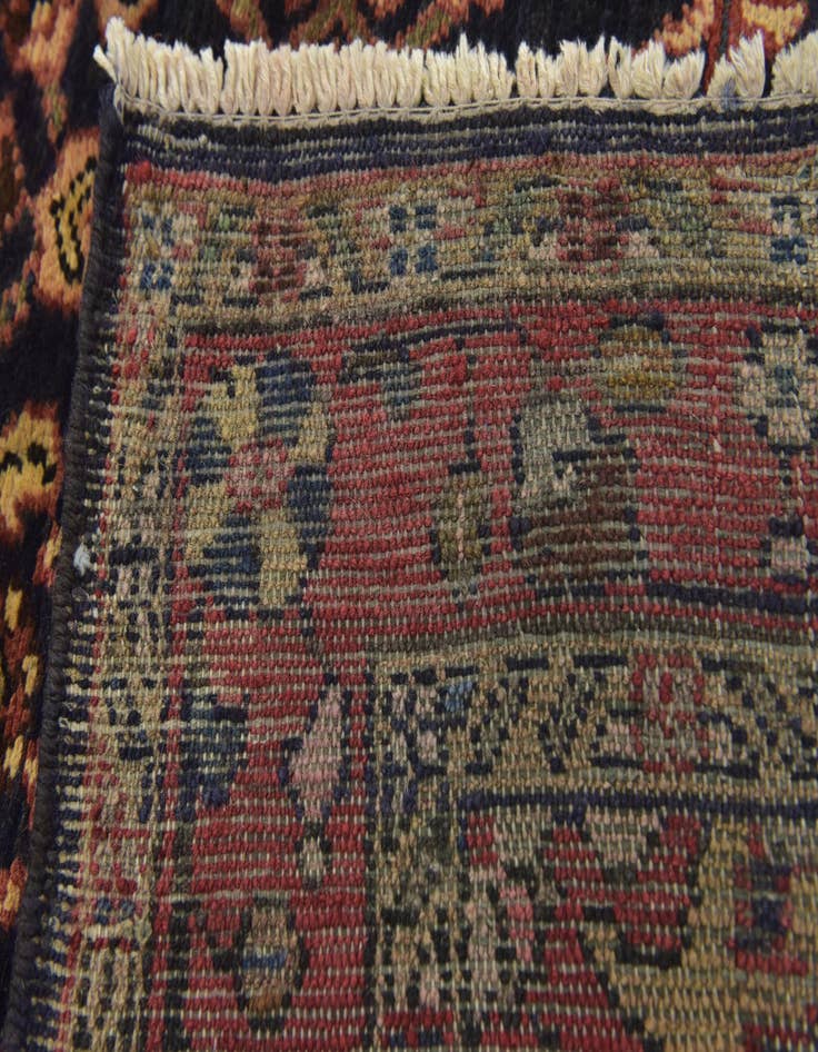 Detail image of 3' 10 x 10' 2  Hand Knotted Shahsavand Persian Wool Runner Rug