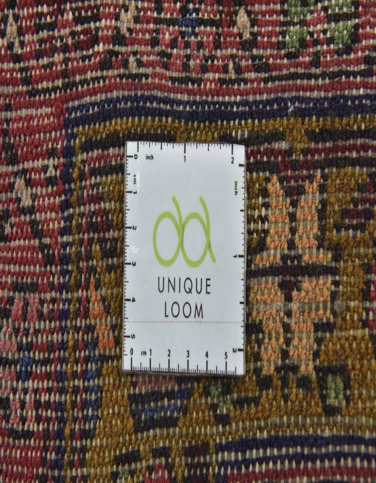 Detail image of 3' 5 x 9' 10  Hand Knotted Shahsavand Persian Wool Runner Rug