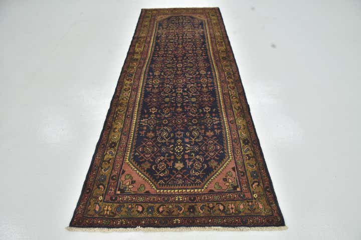 3' 5 x 9' 10 Hand Knotted Shahsavand Persian Wool Runner Rug