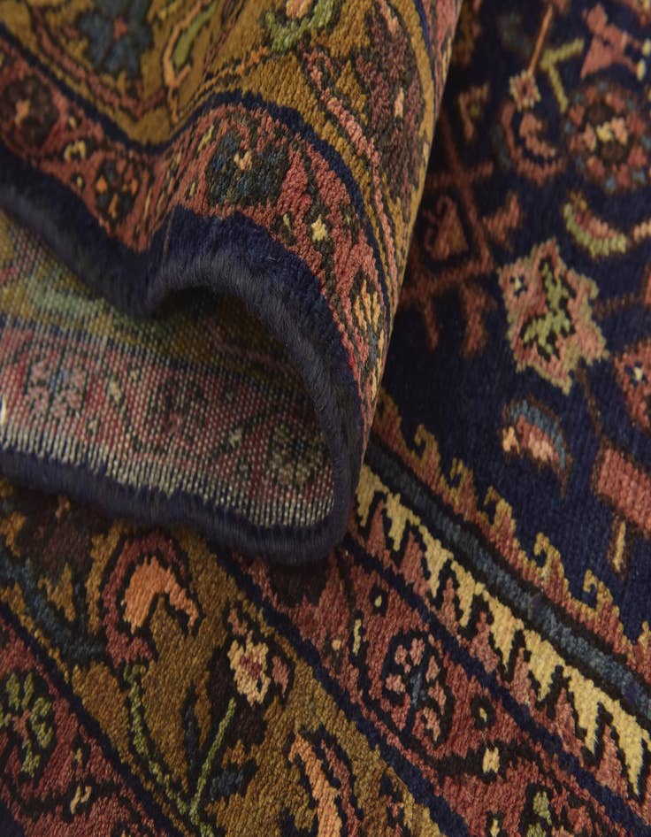 Detail image of 3' 5 x 9' 10  Hand Knotted Shahsavand Persian Wool Runner Rug