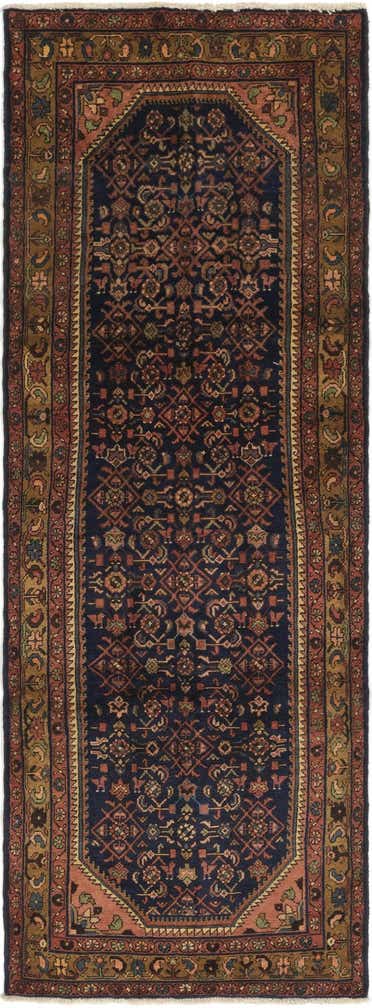 3' 5 x 9' 10 Hand Knotted Shahsavand Persian Wool Runner Rug