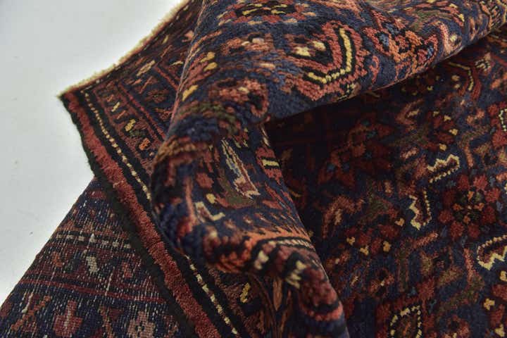 3' 10 x 9' 9 Hand Knotted Shahsavand Persian Wool Runner Rug