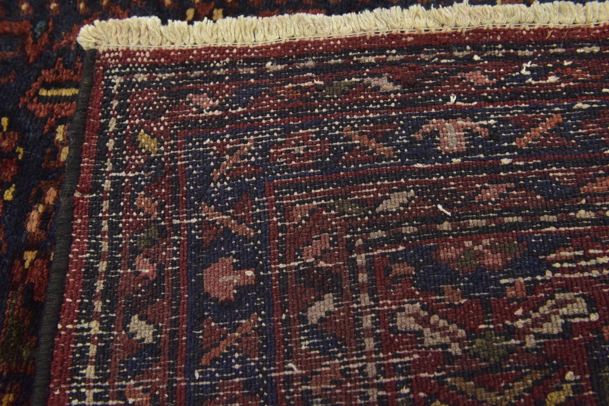 115cm x 295cm Hand Knotted Shahsavand Persian Wool Runner Rug
