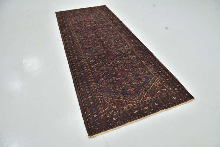 3' 10 x 9' 9 Hand Knotted Shahsavand Persian Wool Runner Rug