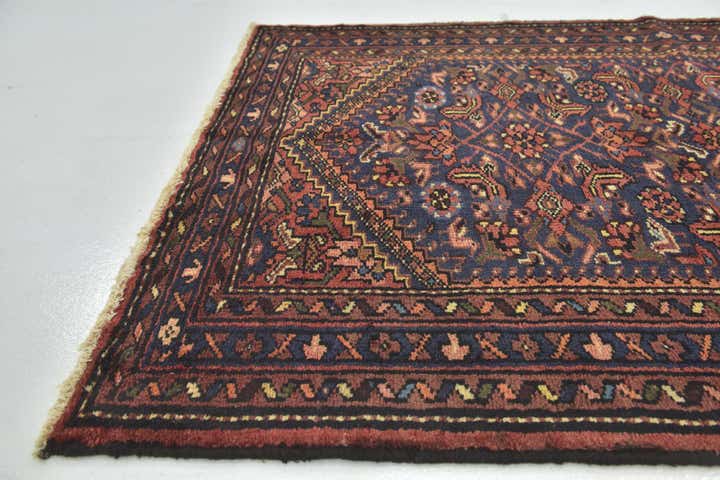 3' 10 x 9' 9 Hand Knotted Shahsavand Persian Wool Runner Rug