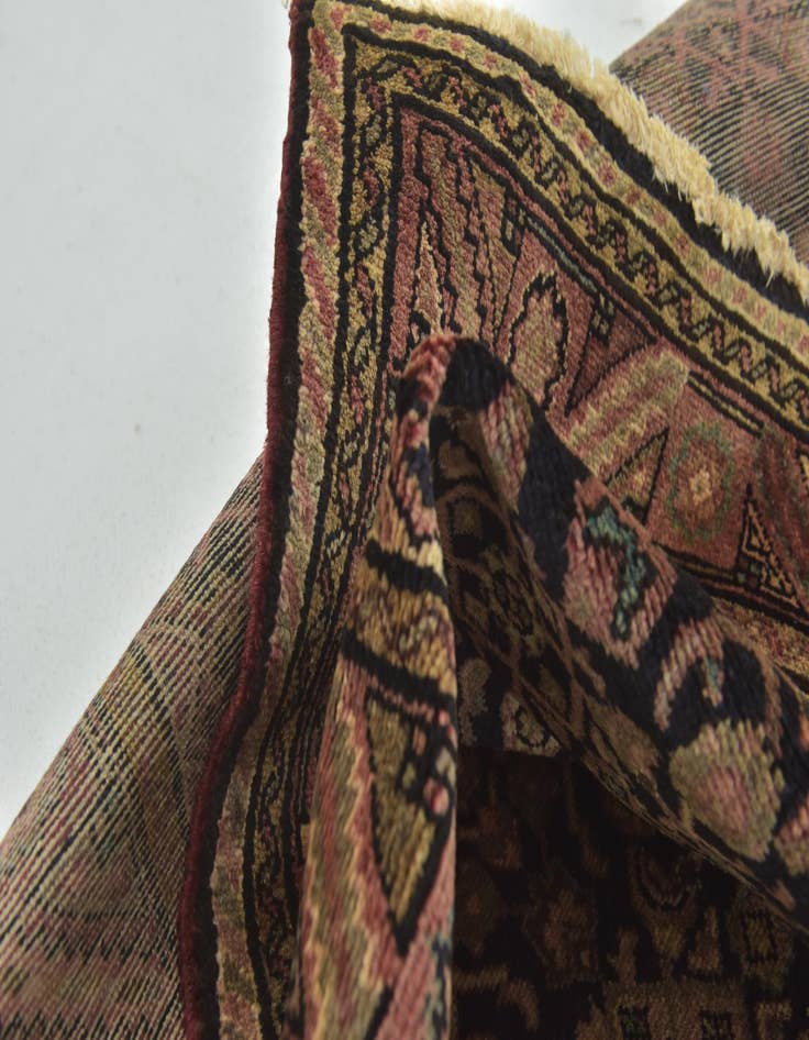 Detail image of 3' 8 x 10' 7  Hand Knotted Shahsavand Persian Wool Runner Rug