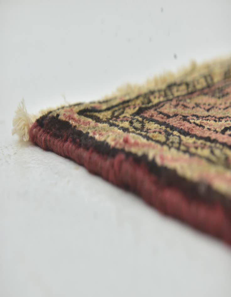 Detail image of 3' 8 x 10' 7  Hand Knotted Shahsavand Persian Wool Runner Rug