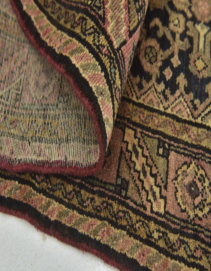 Detail image of 3' 8 x 10' 7  Hand Knotted Shahsavand Persian Wool Runner Rug
