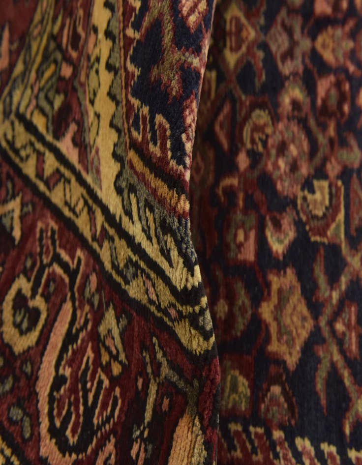 Detail image of 3' 10 x 10' 8  Hand Knotted Shahsavand Persian Wool Runner Rug
