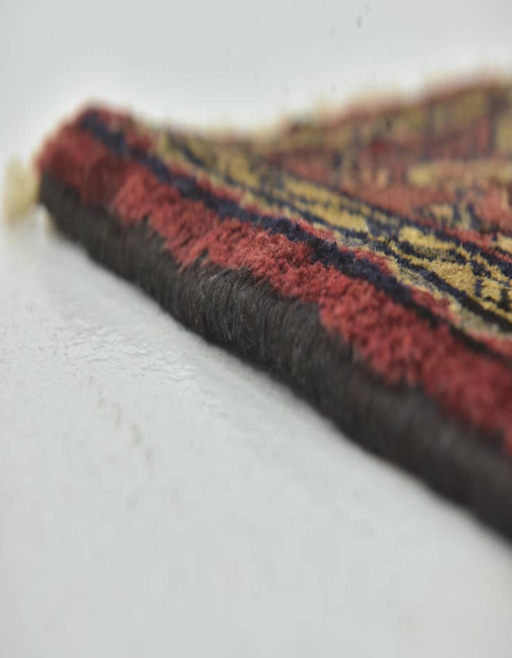 Detail image of 3' 10 x 10' 8  Hand Knotted Shahsavand Persian Wool Runner Rug