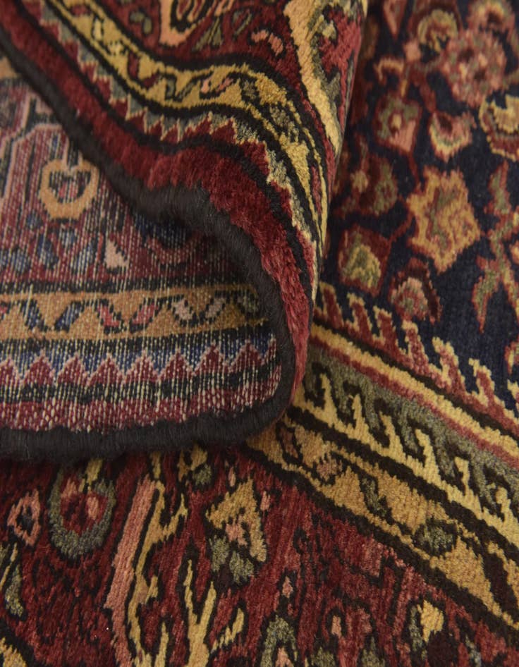 Detail image of 3' 10 x 10' 8  Hand Knotted Shahsavand Persian Wool Runner Rug
