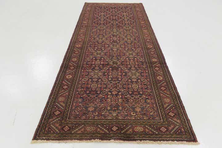 3' 10 x 11' 3 Hand Knotted Shahsavand Persian Wool Runner Rug