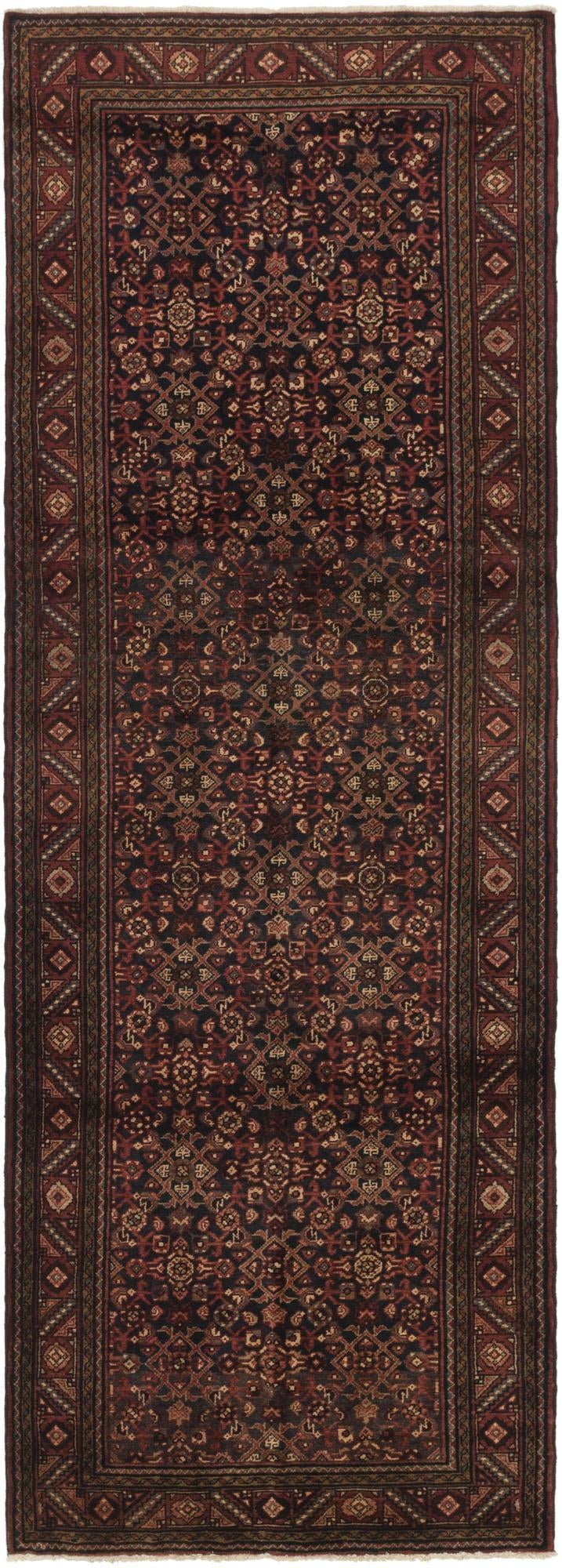 3' 10 x 11' 3 Hand Knotted Shahsavand Persian Wool Runner Rug
