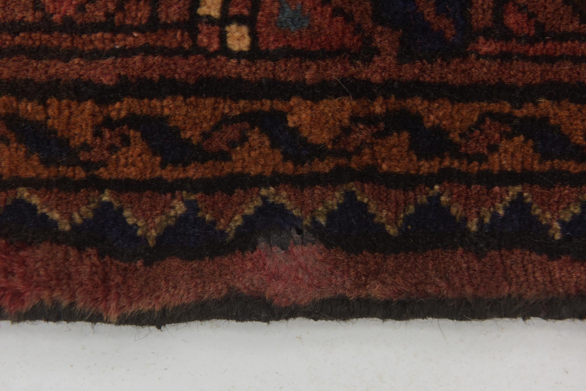 115cm x 335cm Hand Knotted Shahsavand Persian Wool Runner Rug