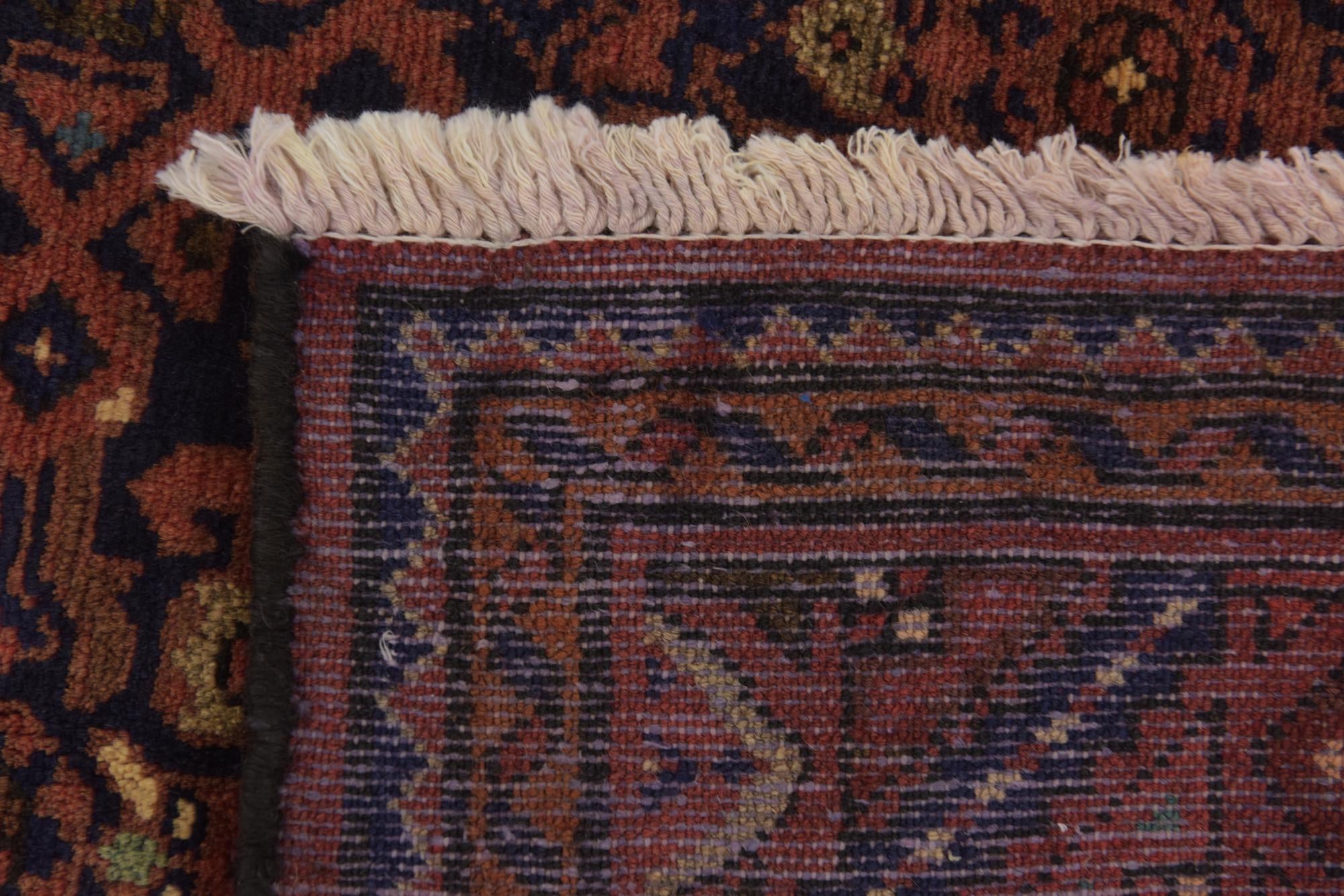 115cm x 335cm Hand Knotted Shahsavand Persian Wool Runner Rug