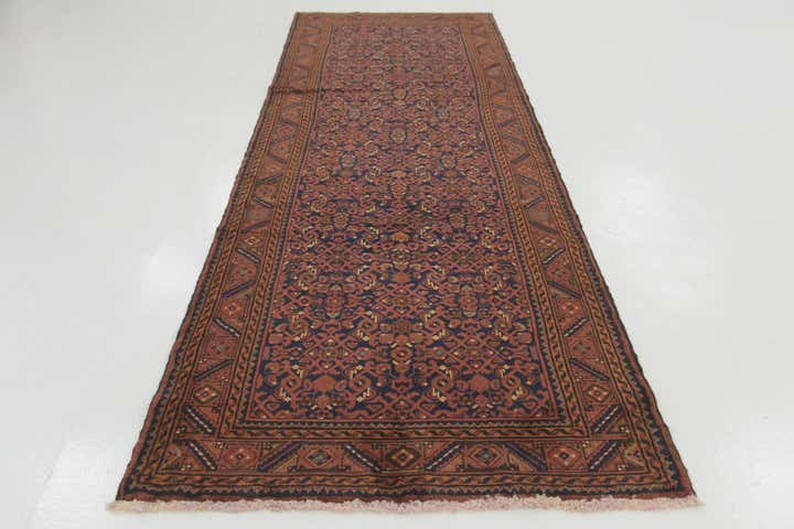 115cm x 335cm Hand Knotted Shahsavand Persian Wool Runner Rug